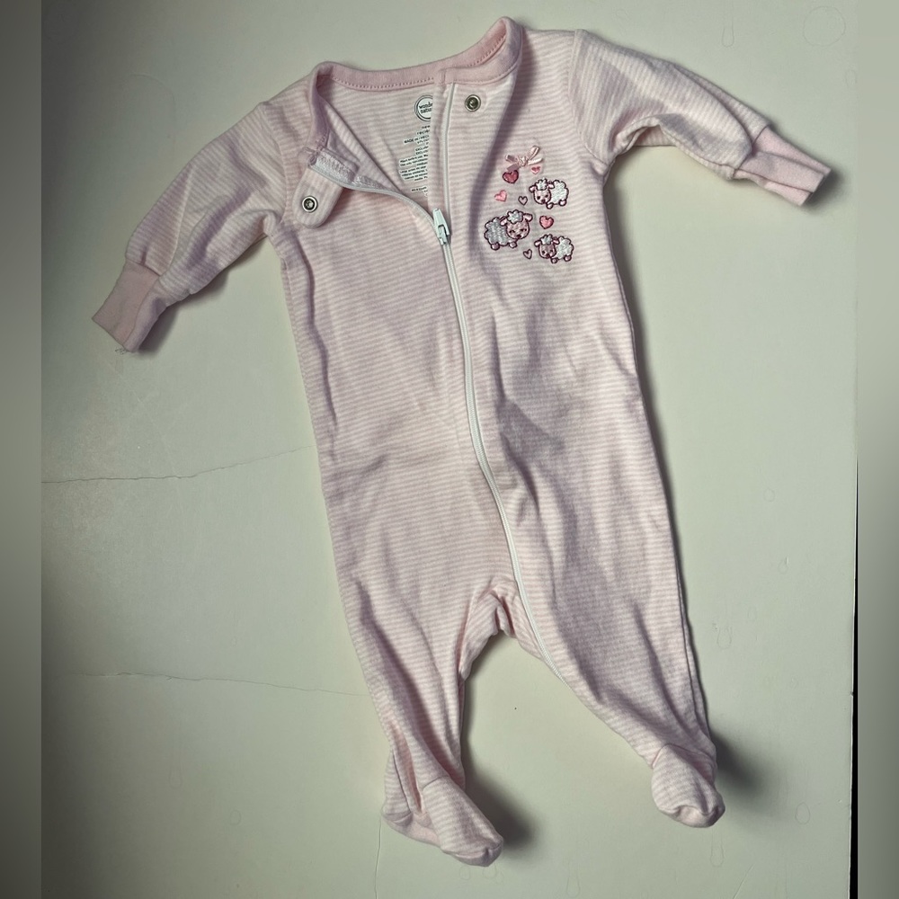 wonder nation newborn zip up onesie